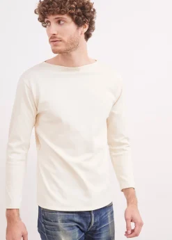 Saint James Sailor Striped Shirts|Sailor Striped Shirts*Guildo sailor shirt Ecru