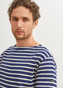 Saint James Sailor Striped Shirts|Sailor Striped Shirts*Guildo striped sailor shirt Marine/ecru