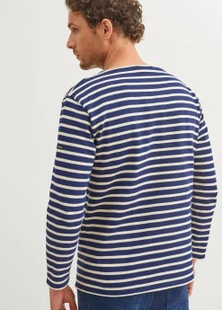 Saint James Sailor Striped Shirts*Guildo striped sailor shirt Marine/ecru
