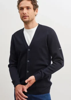 Saint James Jumpers & Cardigans*Guingamp buttoned cardigan Navy