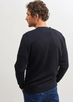 Saint James Jumpers & Cardigans*Guingamp buttoned cardigan Navy