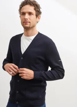 Saint James Jumpers & Cardigans*Guingamp buttoned cardigan Navy