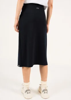 Saint James Dresses & Skirts*Ile Lacroix Buttoned Wool Skirt Navy
