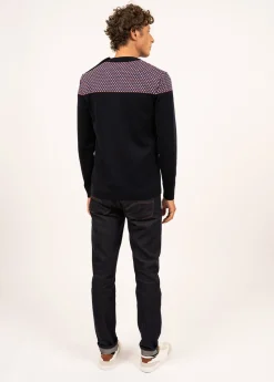 Saint James Jumpers & Cardigans*Jacquard sailor jumper Navy/multico