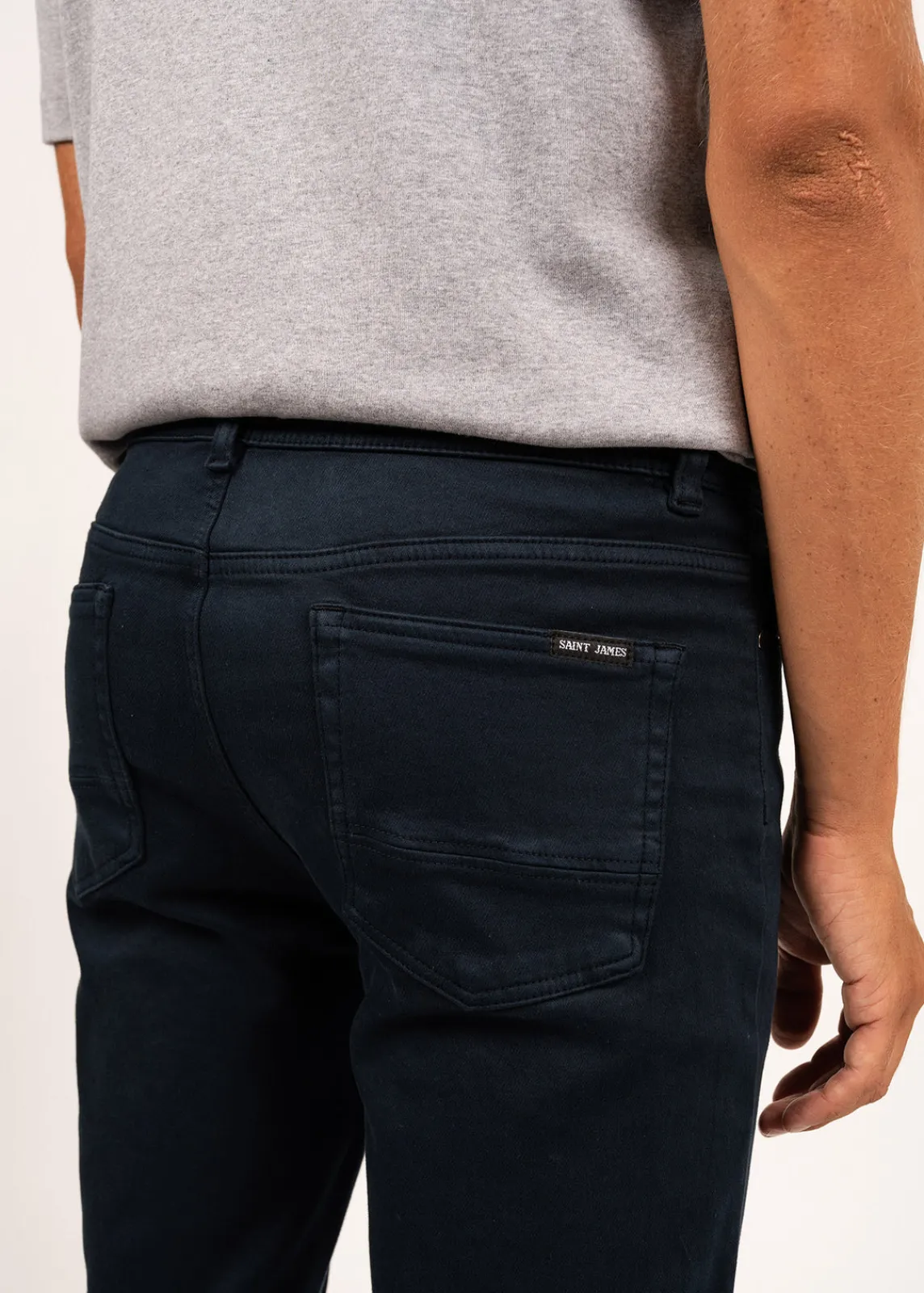 Saint James Trousers & Shorts*Jasper knit jeans Amiral