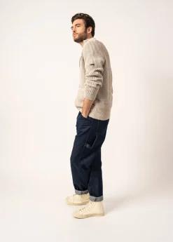 Saint James Jumpers & Cardigans*Koniz Wool and Cotton Gilet Naturel