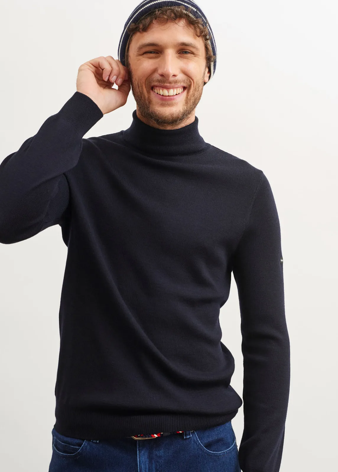 Saint James Jumpers & Cardigans*Lery jumper Navy