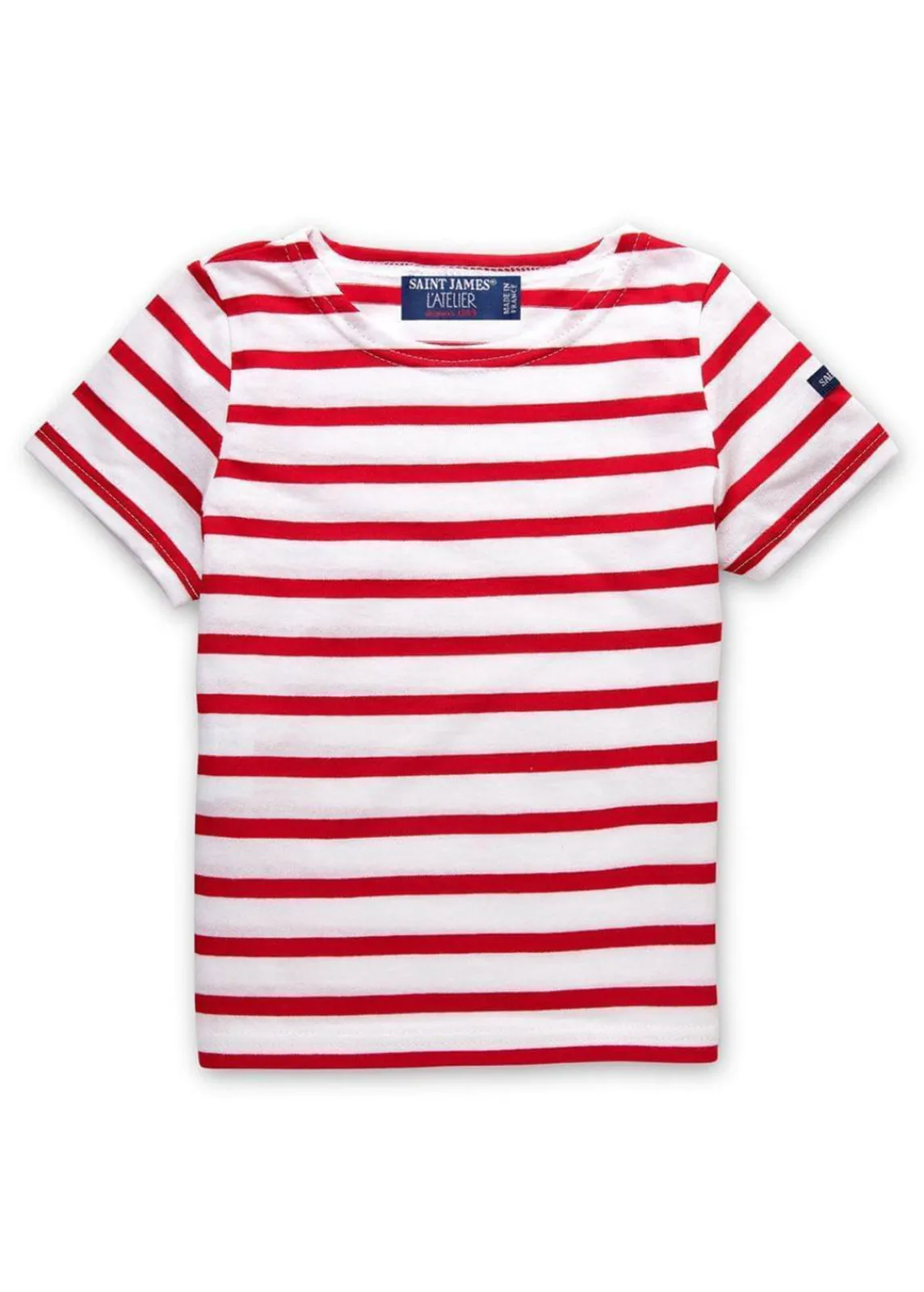 Saint James Sailor Striped Shirts|Sailor Striped Shirts*Levant striped t-shirt for kids Neige/tulipe