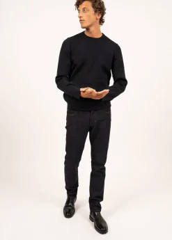 Saint James Jumpers & Cardigans*Locronan round neck jumper Navy