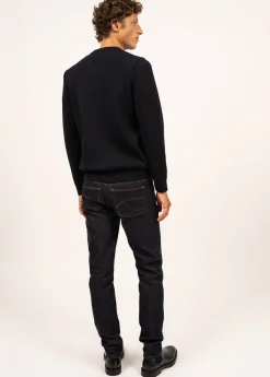 Saint James Jumpers & Cardigans*Locronan round neck jumper Navy