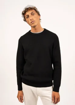 Saint James Jumpers & Cardigans*Locronan round neck jumper Noir