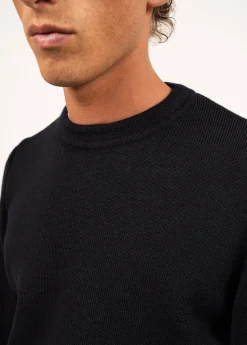 Saint James Sailor Jumpers|Sailor Jumpers*Locronan round neck jumper Navy