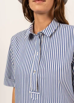 Saint James Dresses & Skirts*Léonie shirt dress Blanc/bleu