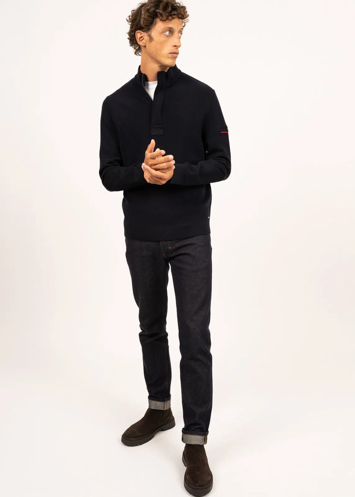 Saint James Jumpers & Cardigans*Loup de mer jumper Navy