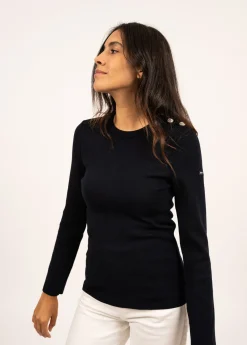 Saint James Sailor Jumpers|Sailor Jumpers*Marée authentic sailor jumper Navy