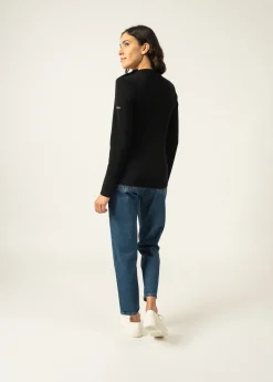 Saint James Sailor Jumpers|Sailor Jumpers*Marée authentic sailor jumper Noir