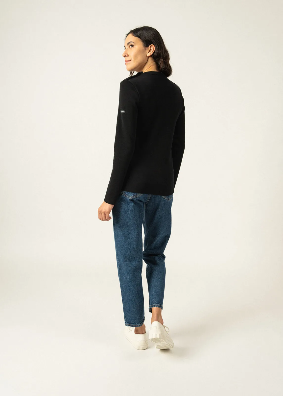 Saint James Sailor Jumpers|Sailor Jumpers*Marée authentic sailor jumper Noir