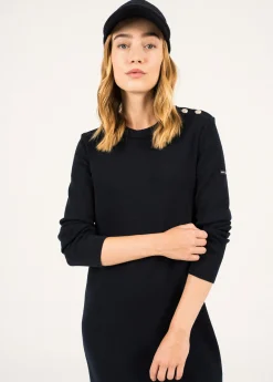 Saint James Dresses & Skirts*Marée Long Knitted Dress Navy