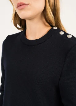 Saint James Dresses & Skirts*Marée Long Knitted Dress Navy