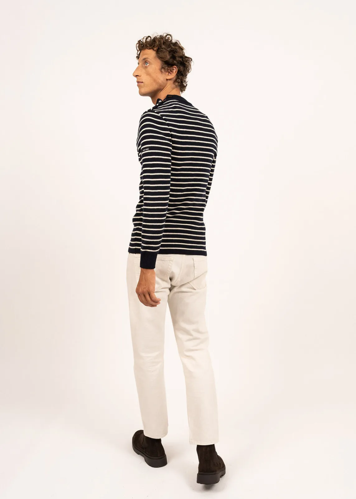 Saint James Sailor Jumpers|Sailor Jumpers*Matelot authentic striped sailor jumper Marine/ecru