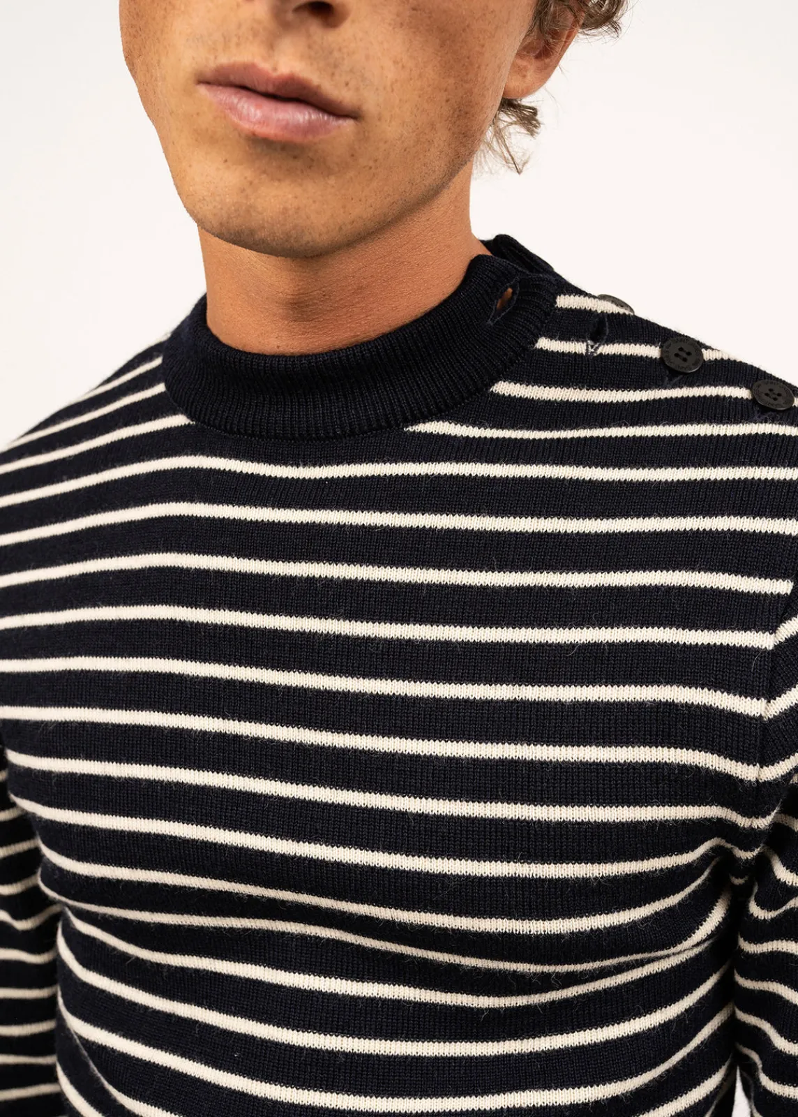 Saint James Sailor Jumpers|Sailor Jumpers*Matelot authentic striped sailor jumper Marine/ecru