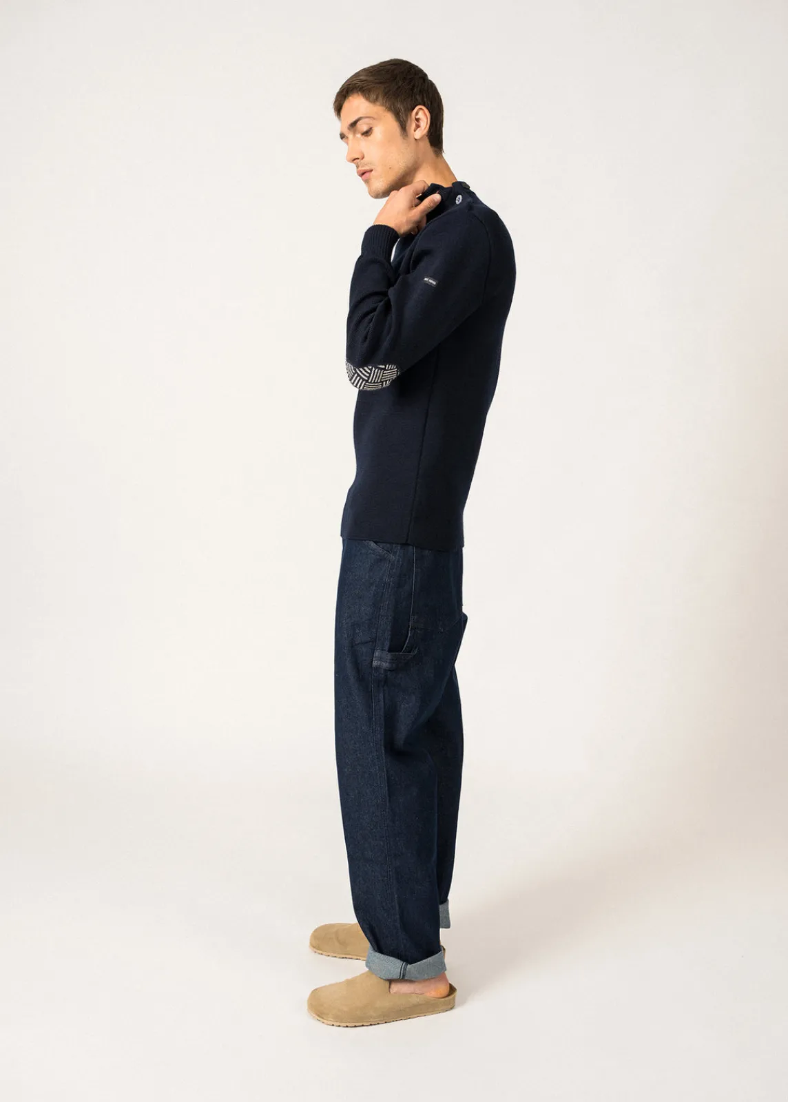 Saint James Sailor Jumpers|Sailor Jumpers*Matelot Equipage sailor jumper Marine/ecru
