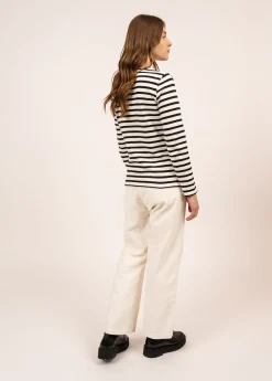 Saint James Sailor Striped Shirts*Meridame striped sailor shirt Ecume/noir