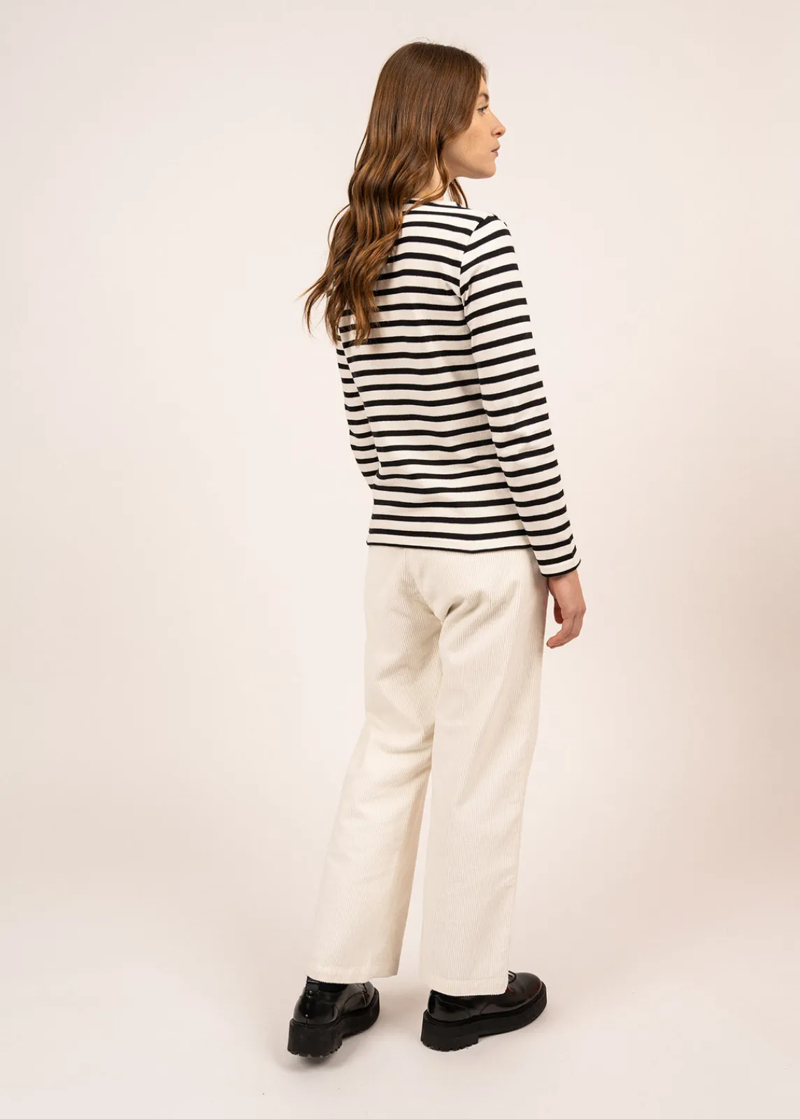 Saint James Sailor Striped Shirts*Meridame striped sailor shirt Ecume/noir