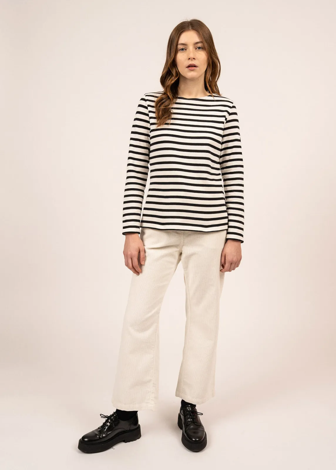 Saint James Sailor Striped Shirts*Meridame striped sailor shirt Ecume/noir