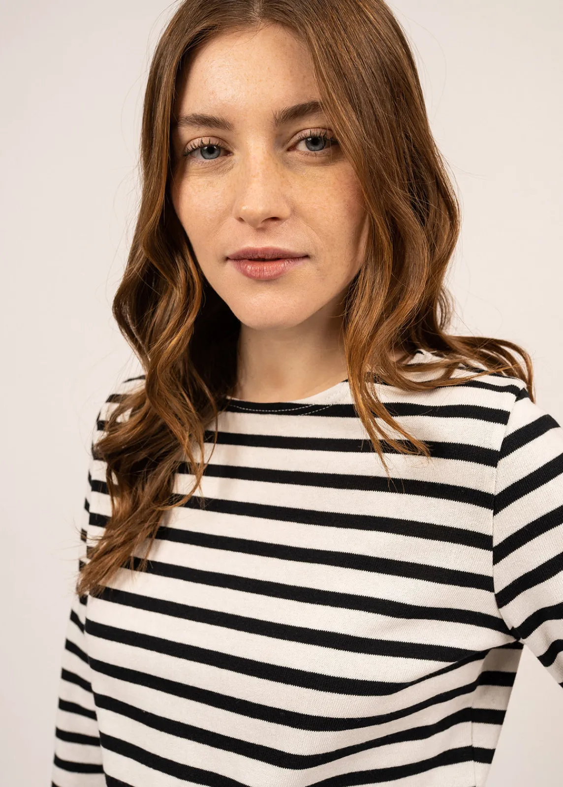 Saint James Sailor Striped Shirts*Meridame striped sailor shirt Ecume/noir
