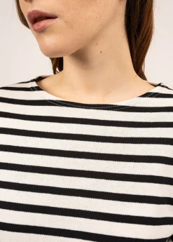 Saint James Sailor Striped Shirts*Meridame striped sailor shirt Ecume/noir