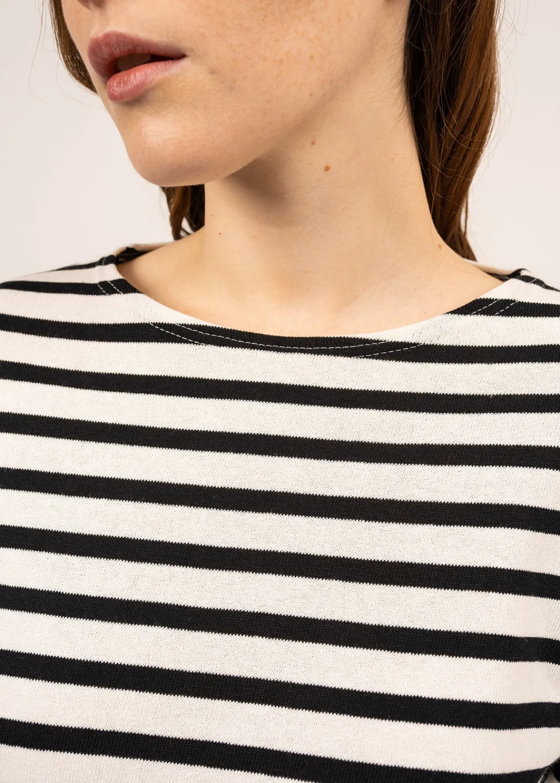 Saint James Sailor Striped Shirts*Meridame striped sailor shirt Ecume/noir