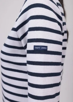Saint James Sailor Striped Shirts*Meridame striped sailor shirt Neige/marine