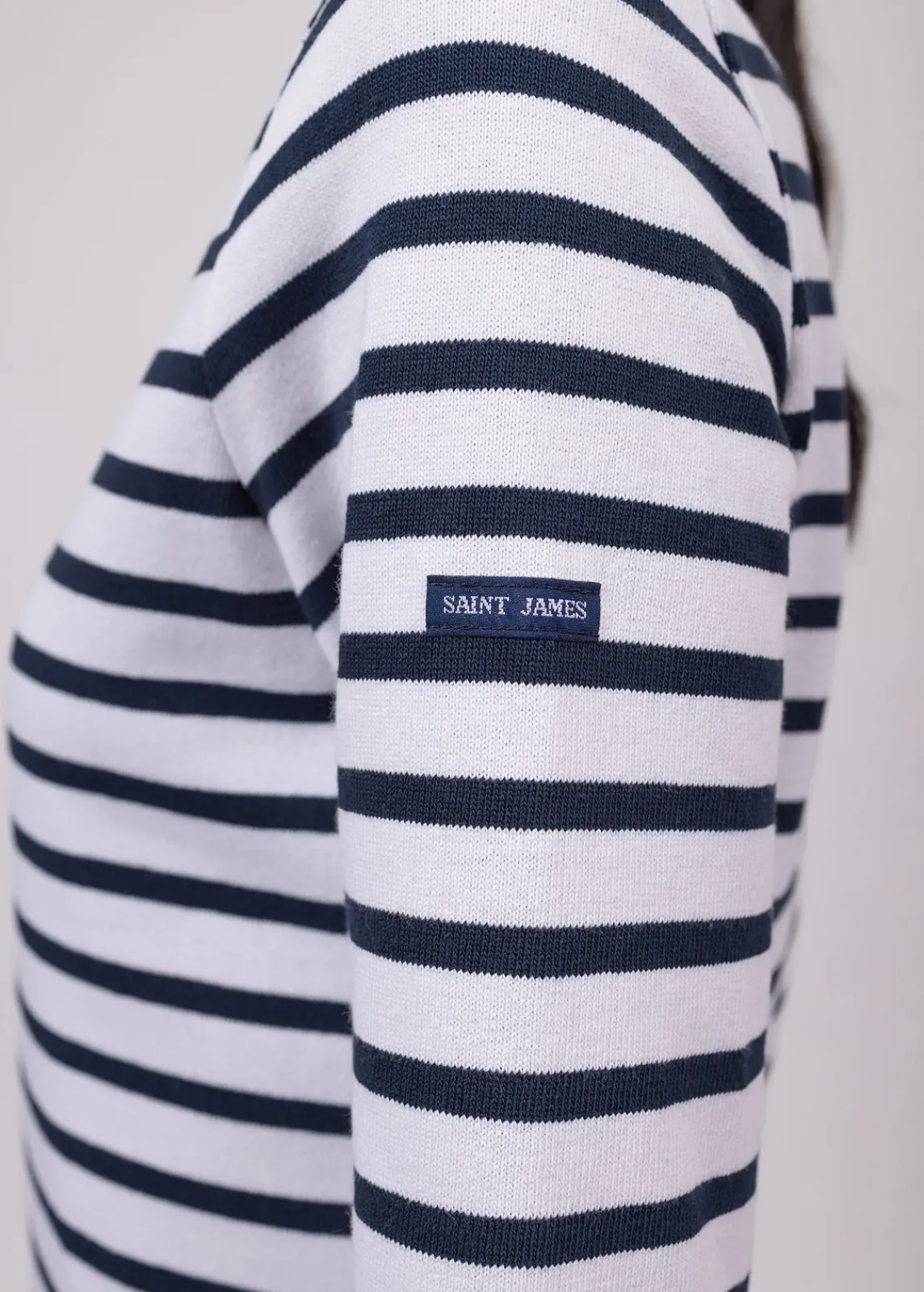Saint James Sailor Striped Shirts*Meridame striped sailor shirt Neige/marine