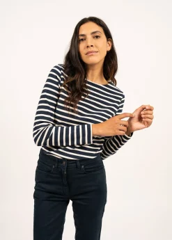 Saint James Sailor Striped Shirts*Meridame striped sailor shirt Marine/ecru