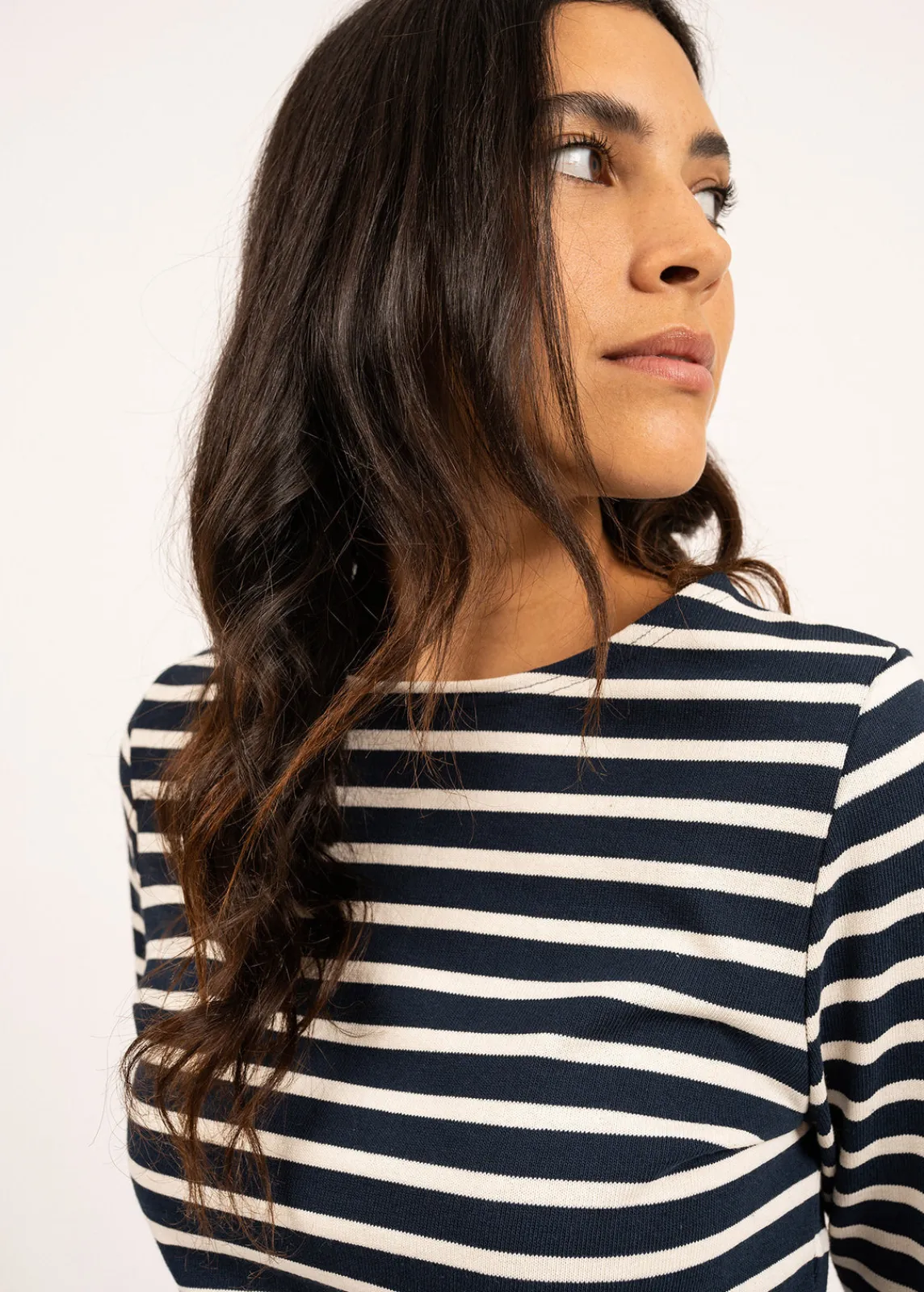 Saint James Sailor Striped Shirts*Meridame striped sailor shirt Marine/ecru