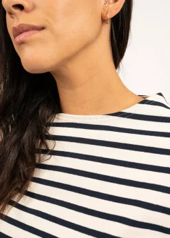 Saint James Sailor Striped Shirts*Meridame striped sailor shirt Ecru/marine