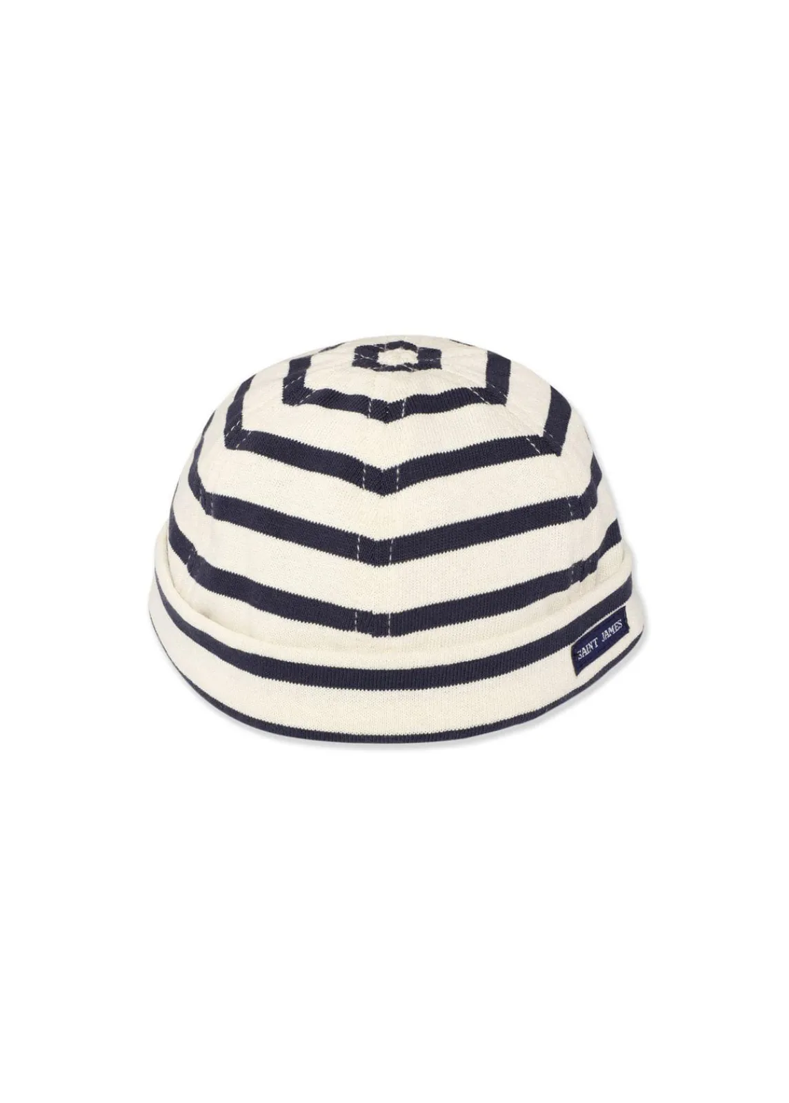 Saint James Accessories*Miki Meridien deck hat Ecru/marine