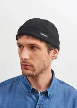 Saint James Miki Watch Caps*Miki traditional deck hat Noir