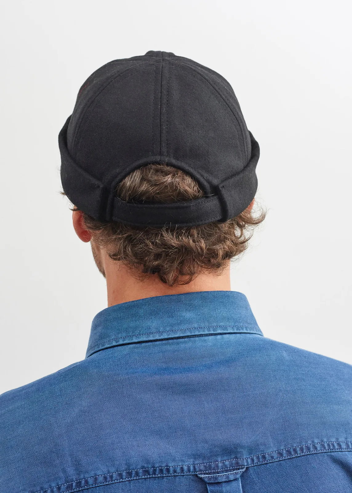 Saint James Miki Watch Caps*Miki traditional deck hat Noir