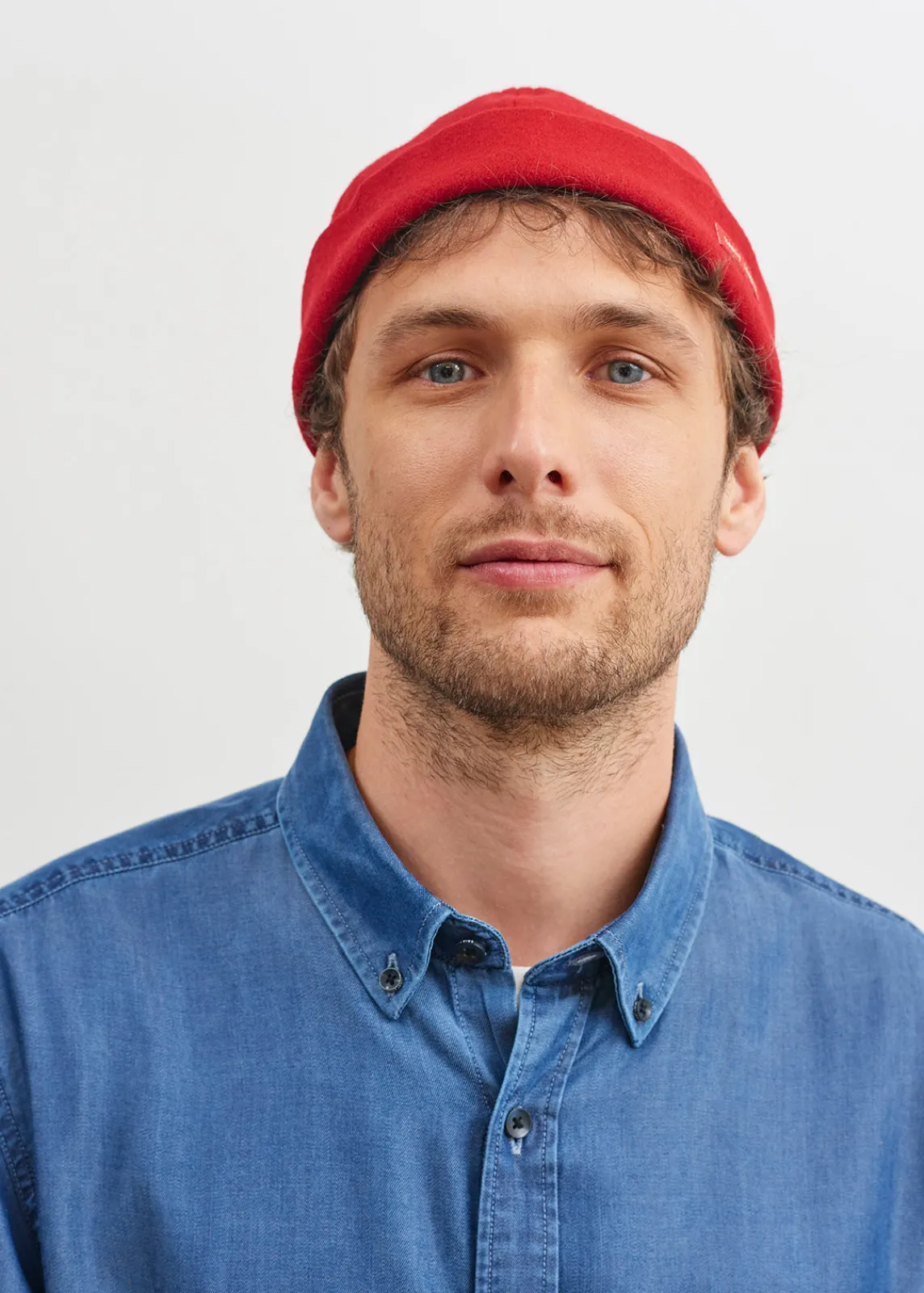 Saint James Miki Watch Caps*Miki traditional deck hat Rouge