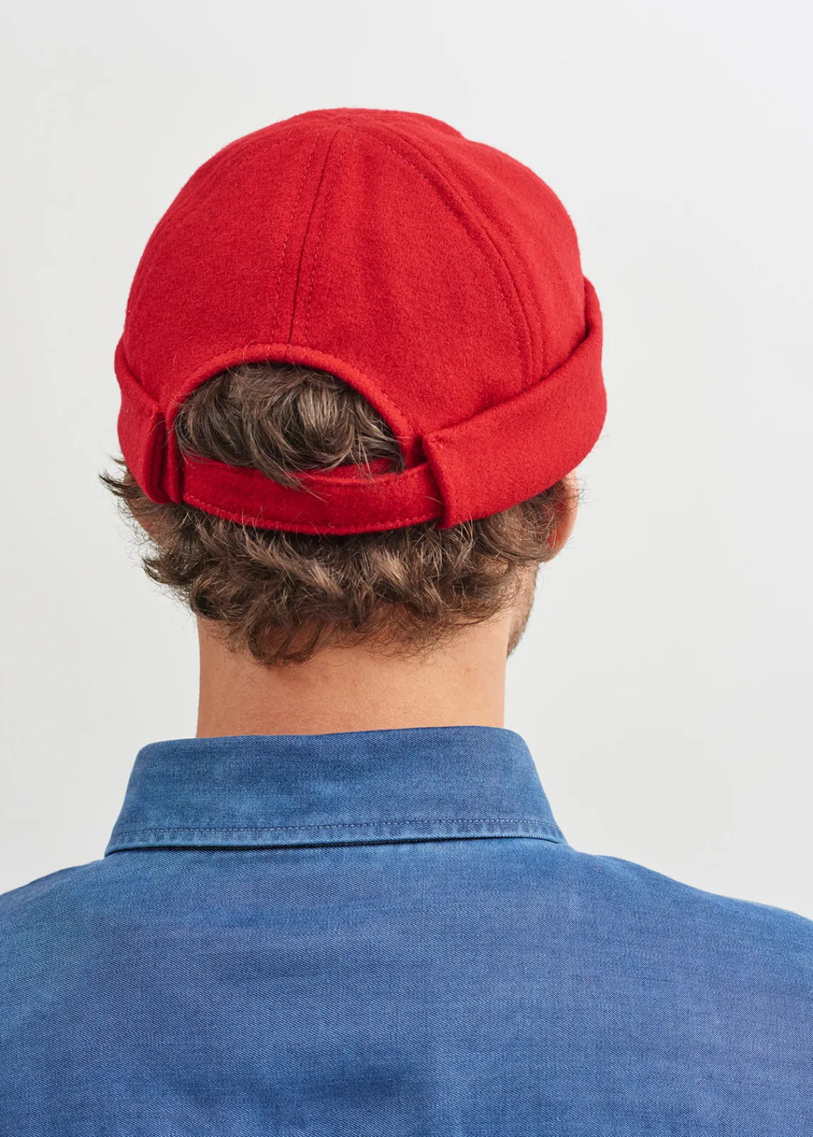Saint James Accessories*Miki traditional deck hat Rouge
