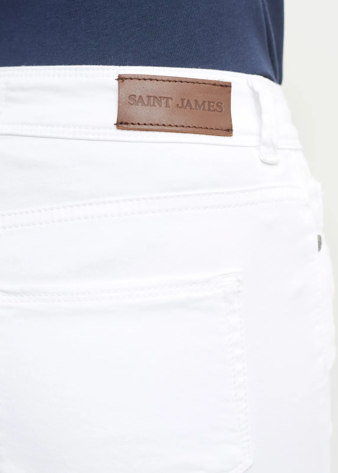 Saint James Trousers & Shorts*Mimosa high waist pants Blanc