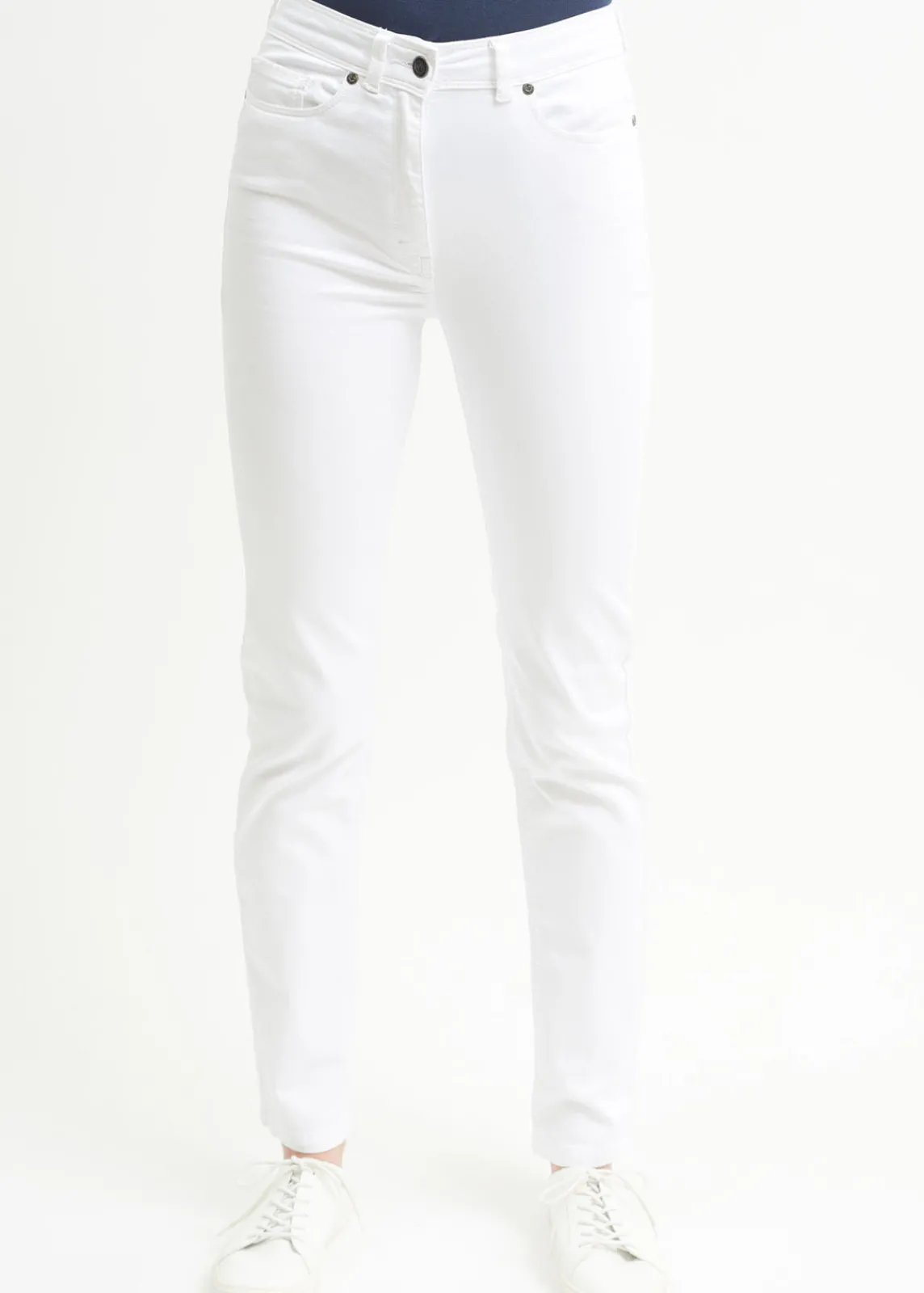 Saint James Trousers & Shorts*Mimosa high waist pants Blanc