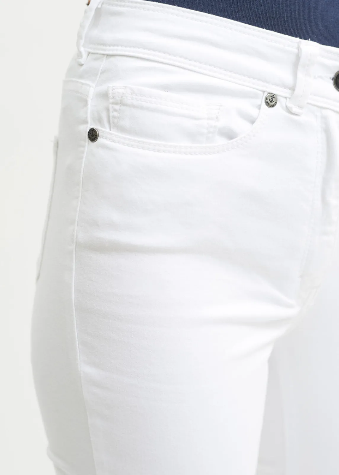 Saint James Trousers & Shorts*Mimosa high waist pants Blanc