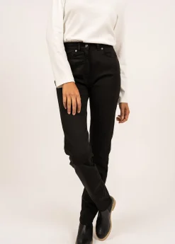 Saint James Trousers & Shorts*Mimosa high waist pants Noir
