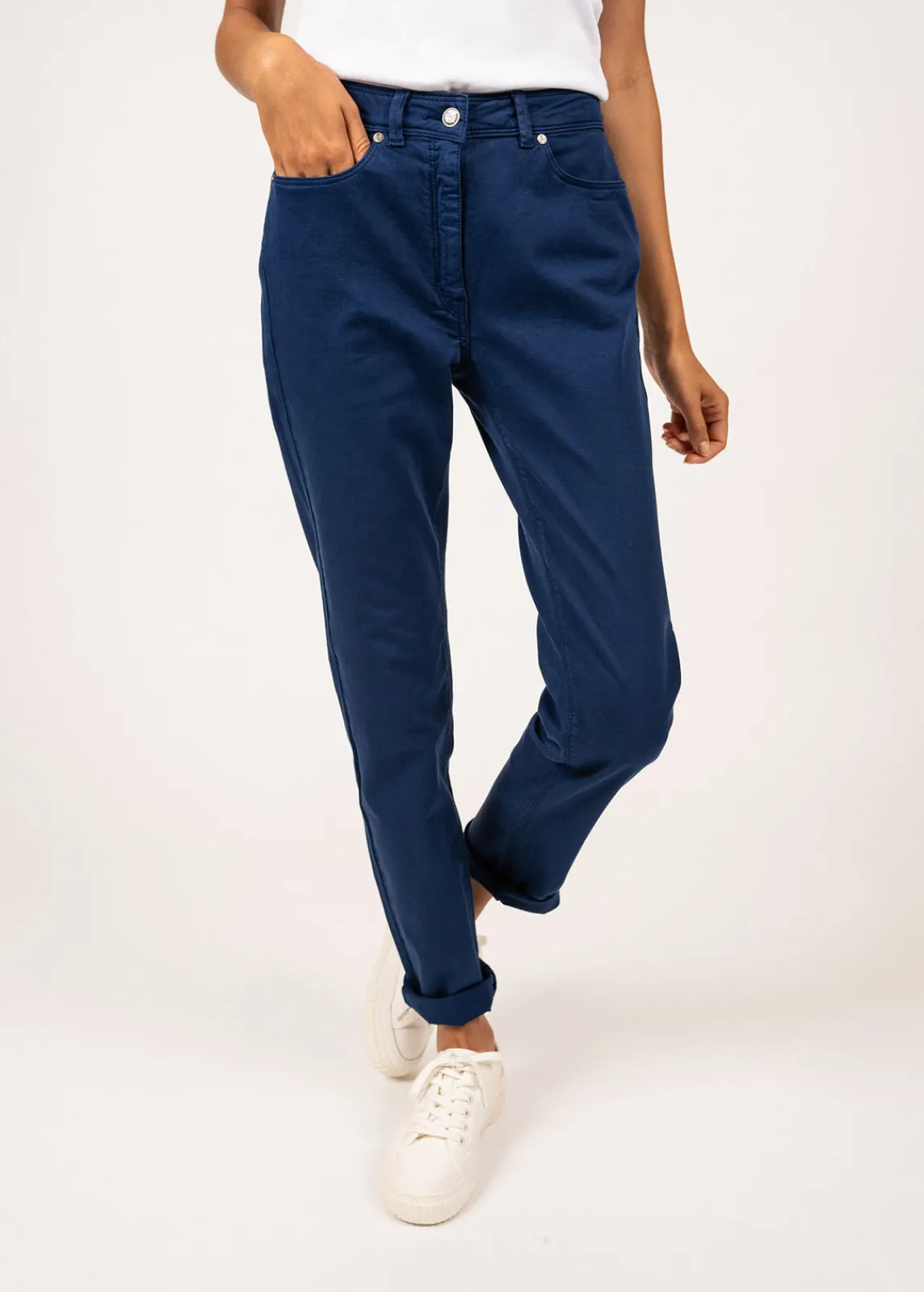 Saint James Trousers & Shorts*Mimosa high waist pants Indigo