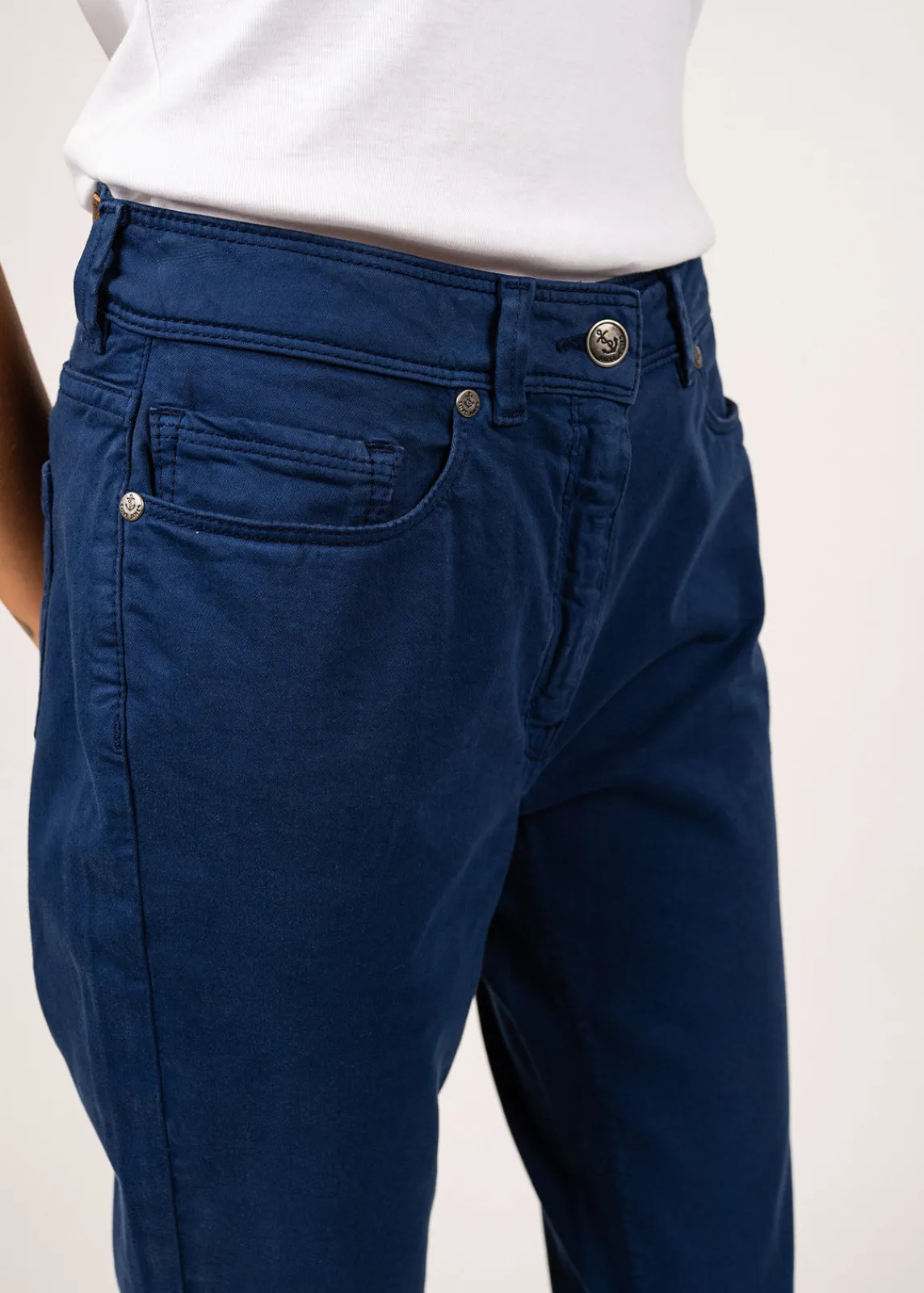 Saint James Trousers & Shorts*Mimosa high waist pants Indigo