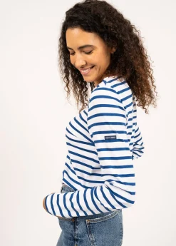 Saint James Sailor Striped Shirts|Sailor Striped Shirts*Minquidame striped sailor shirt Neige/gitane