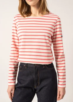 Saint James Sailor Striped Shirts*Minquidame striped sailor shirt Ecume/doly